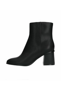MIT BLOCKABSATZ - Bottines - black
