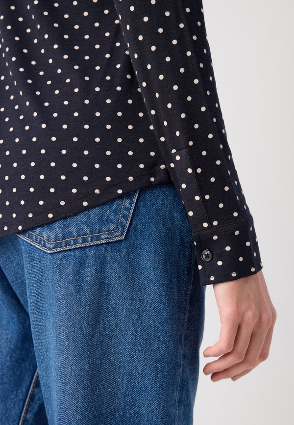 BLOUSE LONG SLEEVE COLLAR BUTTON PLACKET - Button-down blouse3