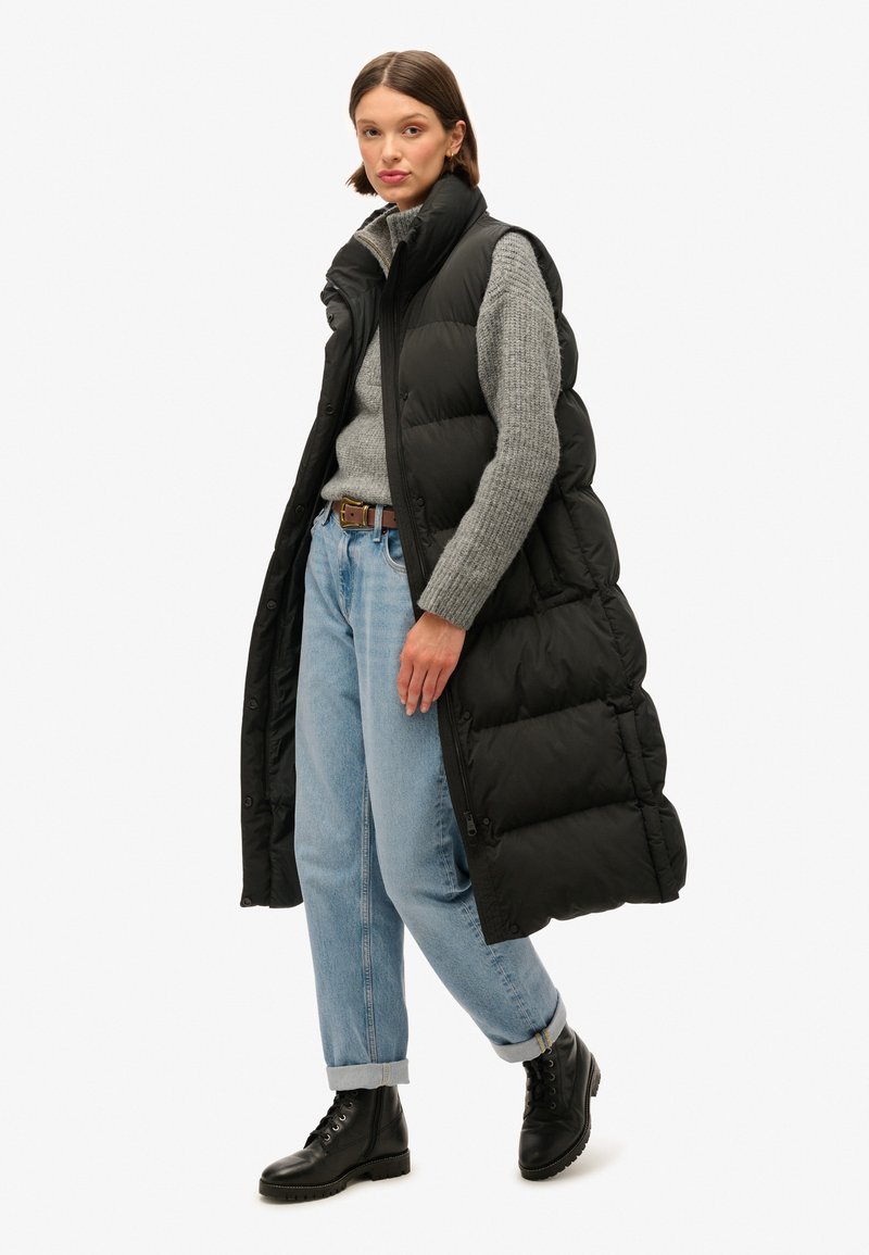 Superdry & Co Bodywarmer zwart Superdry & Co Bodywarmer zwart