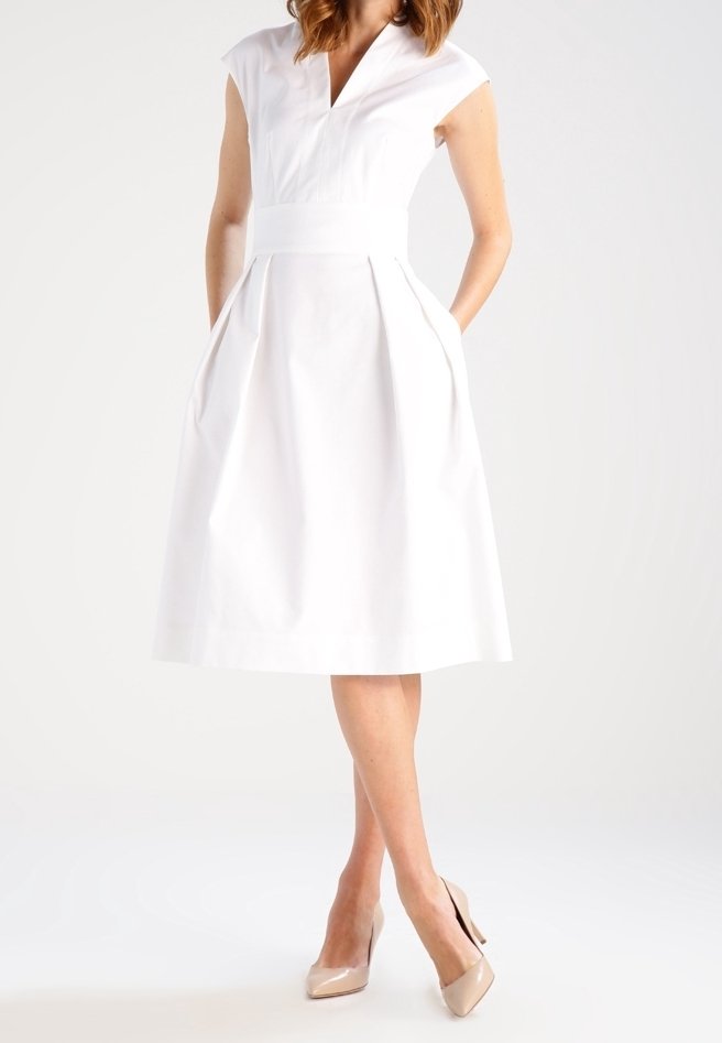 ESCADA Day dress - white - (Pre-owned) - Zalando.ie