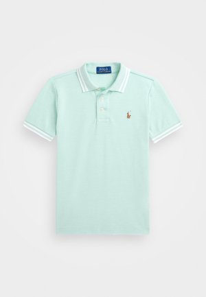 OXFORD MESH POLO SHIRT - Polo - celadon/white