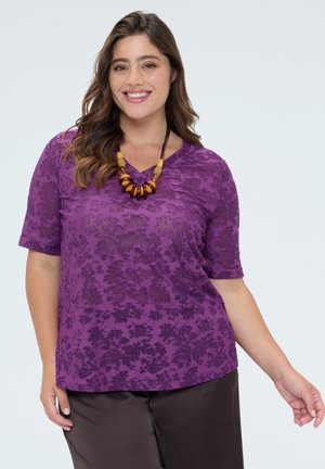 Fiorella Rubino, T-SHIRT CON STAMPA - T-Shirt print - viola