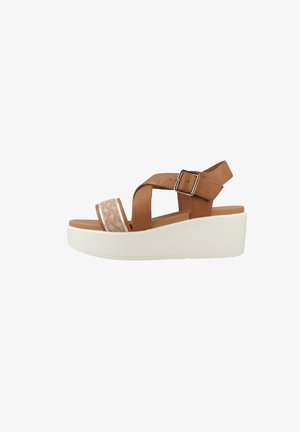 Geox, D XAND 2.2S BLANC 35 - Sandalias con plataforma - marron