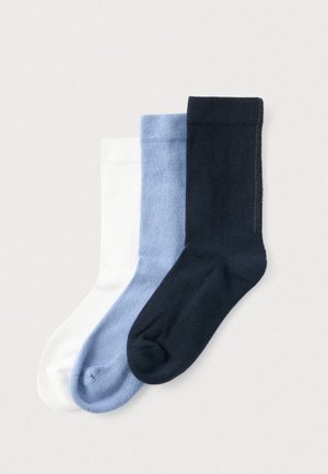 3 PACK - Calcetines - light blue/dark blue/white