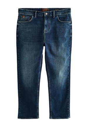 Next, REGULAR FIT - PREMIUM CROSSHATCH - Straight leg jeans - blue