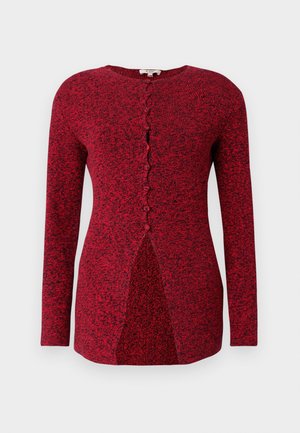 MISCHA CARDIGAN - Kardigan - lipstick red/black