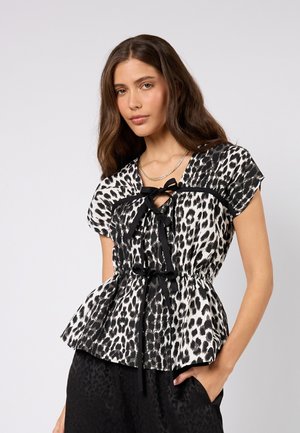 Bluse - leo graphite