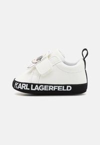 KARL LAGERFELD KIDS BABY SLIPPERS UNISEX - Spedbarnsko - white