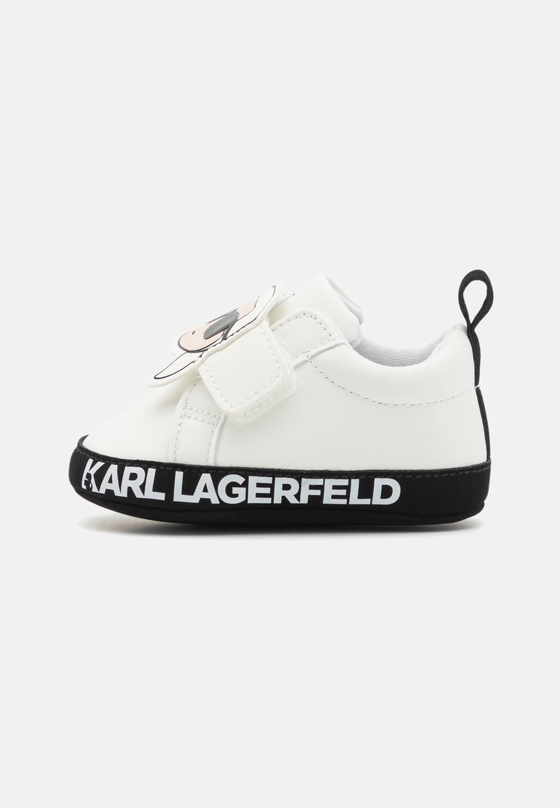 KARL LAGERFELD KIDS BABY SLIPPERS UNISEX - Spedbarnsko - white