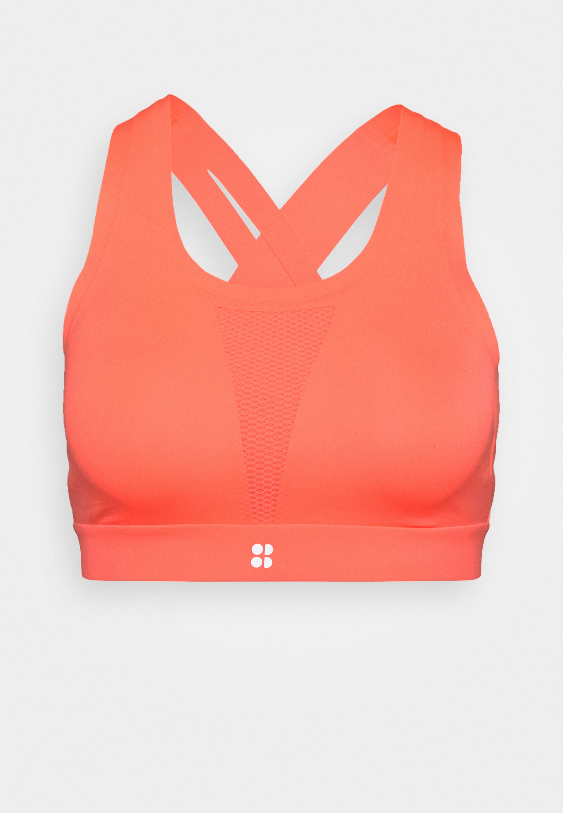 fluro pink sports bra