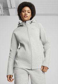 Puma Sudadera con cremallera - light gray heather