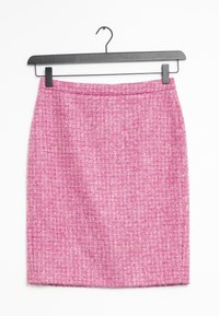pure cashmere A-linjekjol - pink