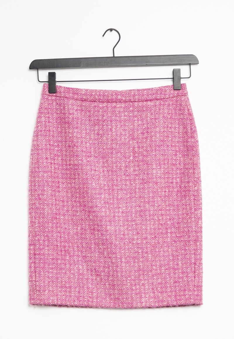 pure cashmere A-linjekjol - pink