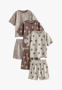 Seleccionado, brown cream stars