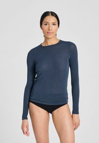 THYRA - Top s dlhým rukávom - denim blue