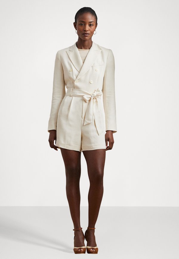 STRETCH CADY JUMPSUIT - Jumpsuit - mascarpone cream3