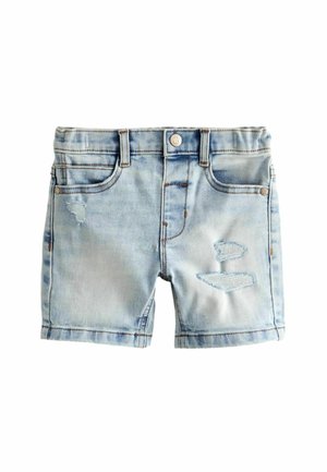 Jeans Shorts - light blue distressed