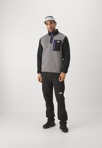 The North Face YUMIORI 1/4 ZIP - Suéter de forro polar - smoked grey/black