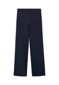 STRAIGHT FIT WITH ELASTIC WAIST - Hlače - dark blue