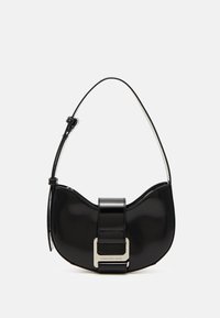 OFF DUTY ROUND SHOULDERBAG - Torbica - black