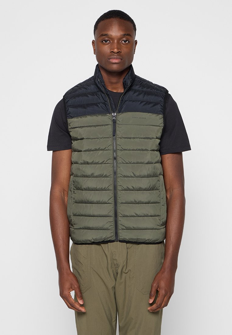 Pepe Jeans Bodywarmer olijfgroen Pepe Jeans Bodywarmer olijfgroen