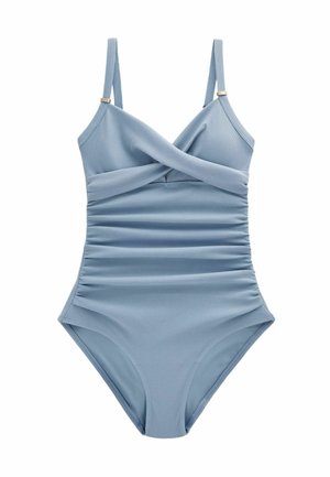 TUMMY CONTROL - Badeanzug - blue textured