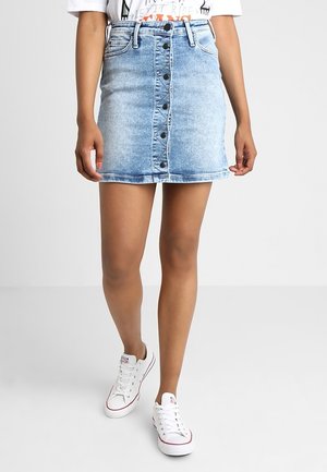 A-lijn rok - blue denim