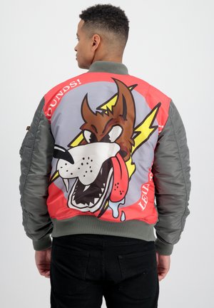 VF FIGHTER SQUADRON - Bomber Jacket - vintage green