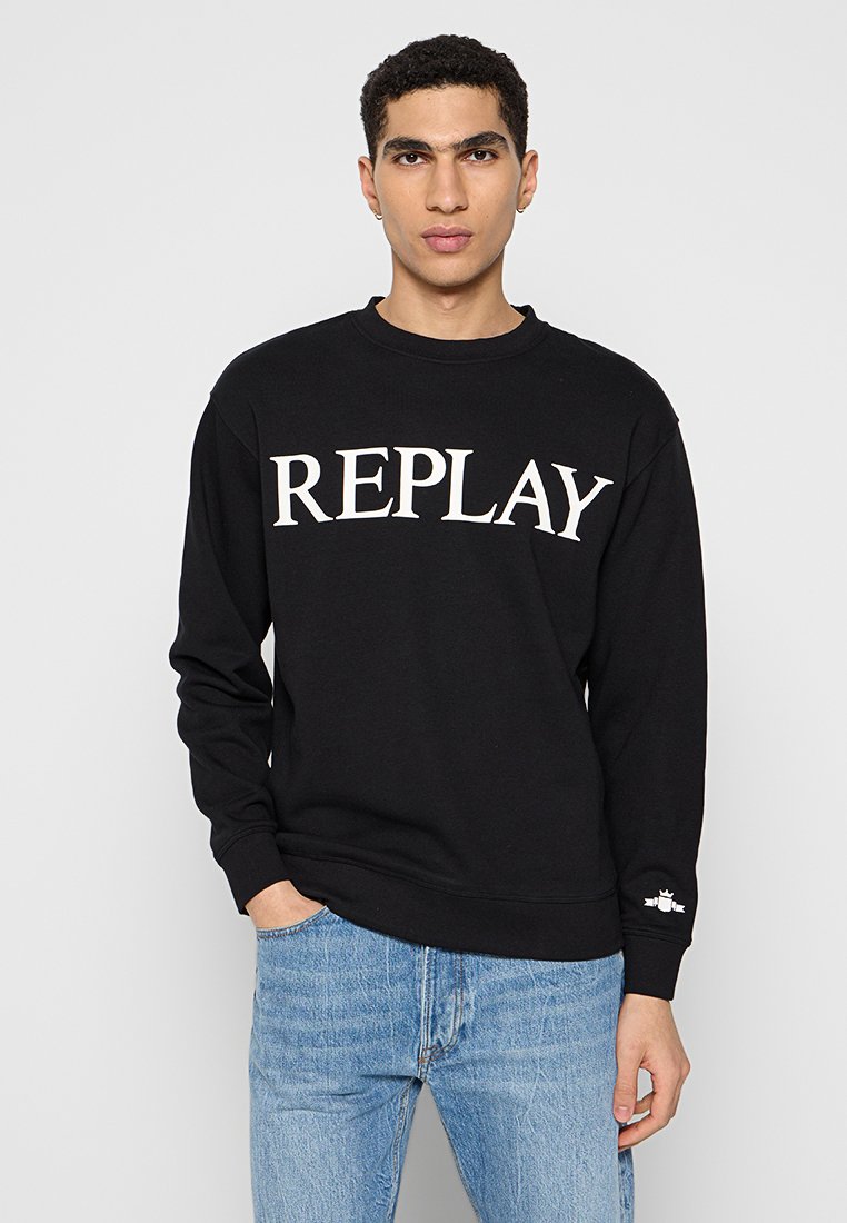 Replay Sweater zwart