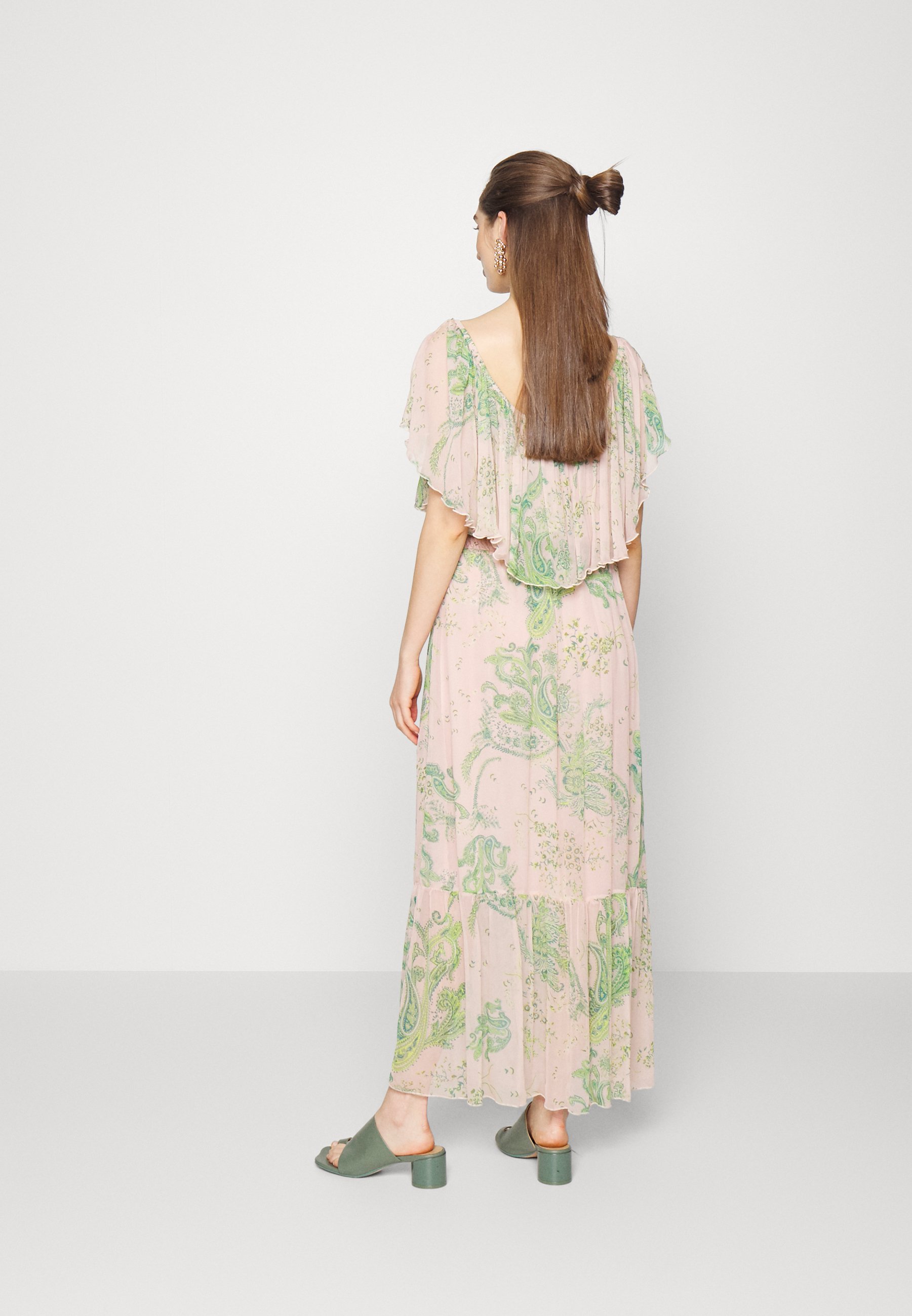 Pinko AGNONE DRESS - Vestito lungo - pink/green/multicolore - Zalando.it