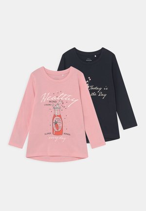 NMFVEEN 2 PACK - Top s dlouhým rukávem - coral blush