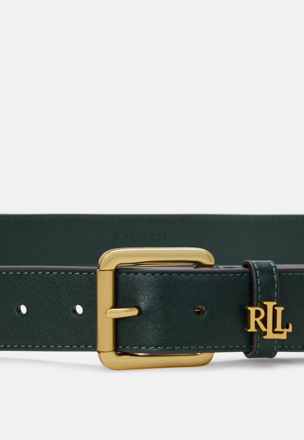 LOGO KEEPER LEATHER BELT - Belt - dark pine2