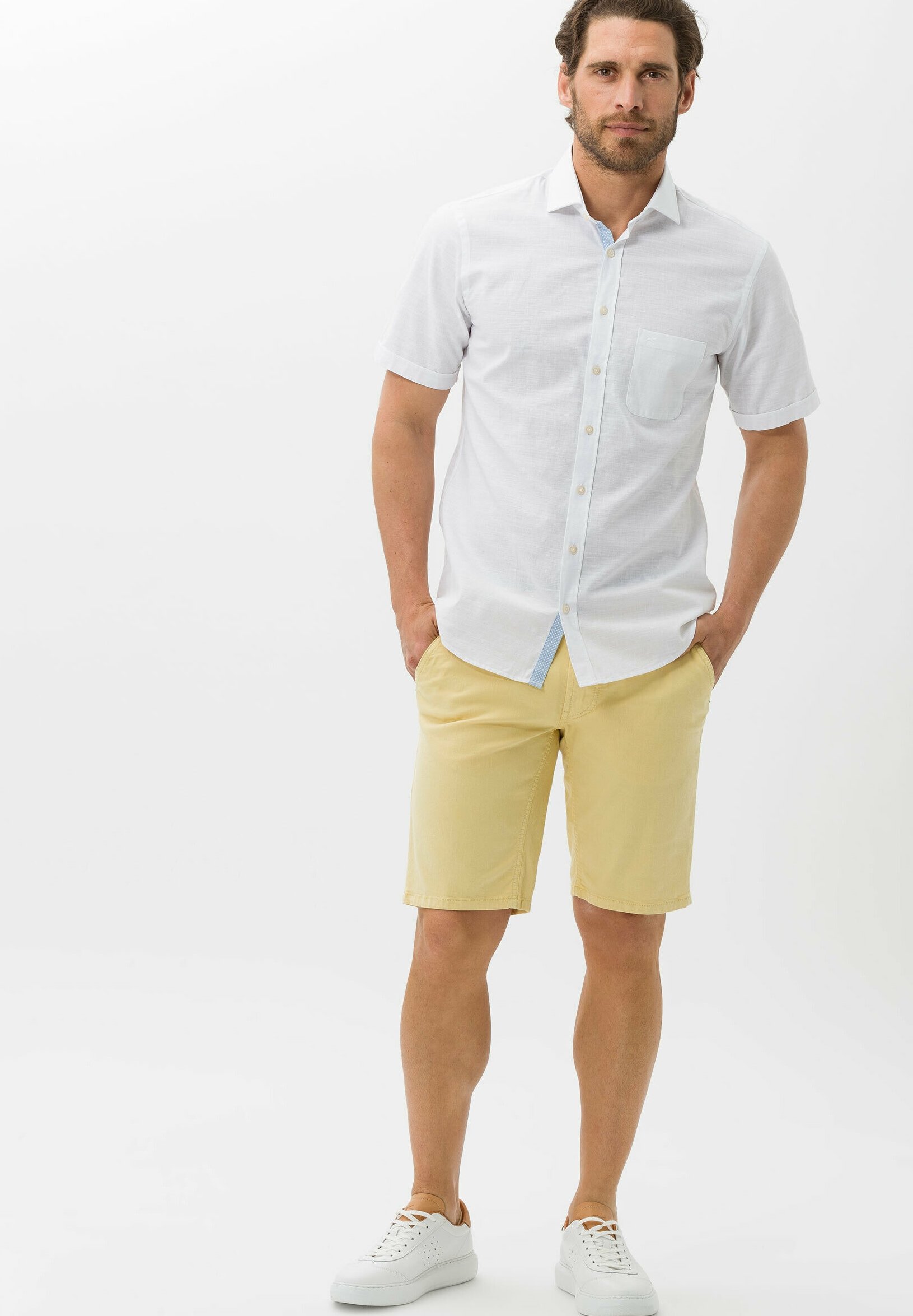 all white polo shorts