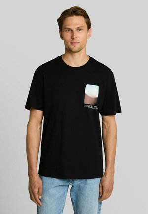 TOM TAILOR DENIM, - T-shirt z nadrukiem