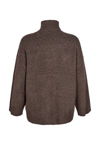 Zizzi Stickad tröja - bracken mel