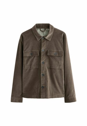 REGULAR FIT - MICRO  - Chaqueta fina - taupe