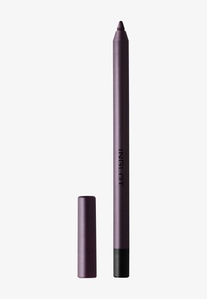 Crayon eye-liner violet avec base noire et capuchon assorti à côté, étiqueté avec le nom de la marque Inglot.
