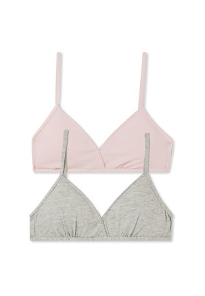 Terranova 2 PACK - Reggiseno a triangolo - var grigio chiaro melange