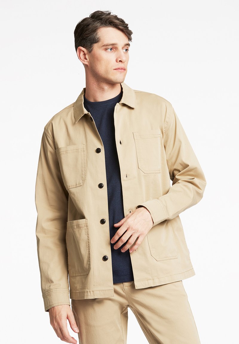 Lindbergh SUPERFLEX OVERSHIRT - Veste légère - sand
