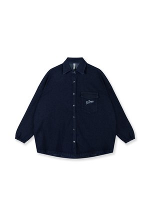 10DAYS, 10DAYS TOPS OVERSHIRT CHAMBRAY - Denim jacket - dark blue
