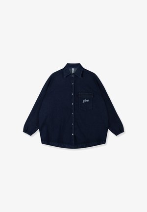 10DAYS, 10DAYS TOPS OVERSHIRT CHAMBRAY - Chaqueta vaquera - dark blue
