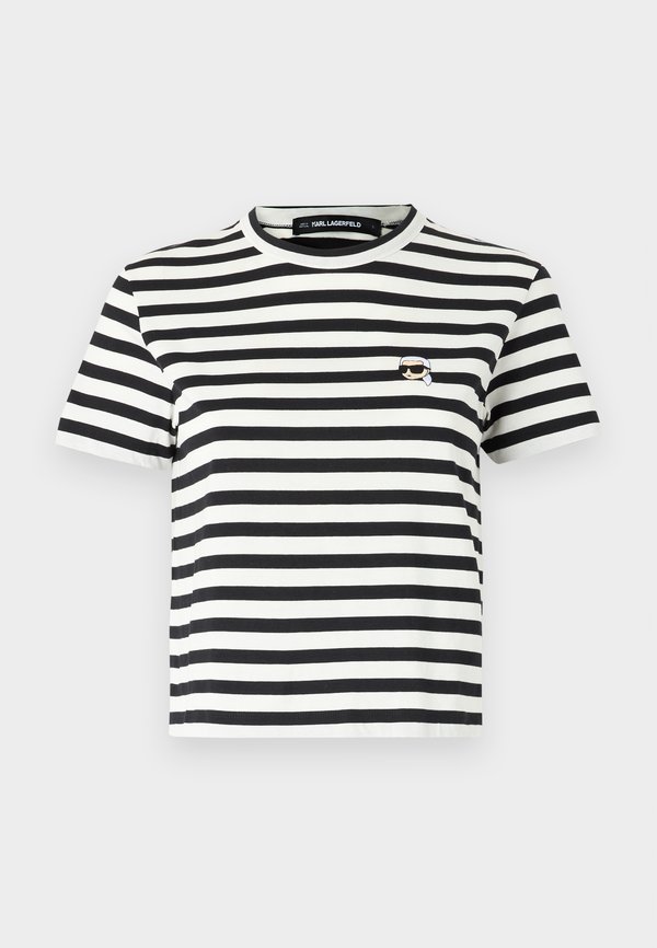 IKON STRIPE BOXY - Print T-shirt2