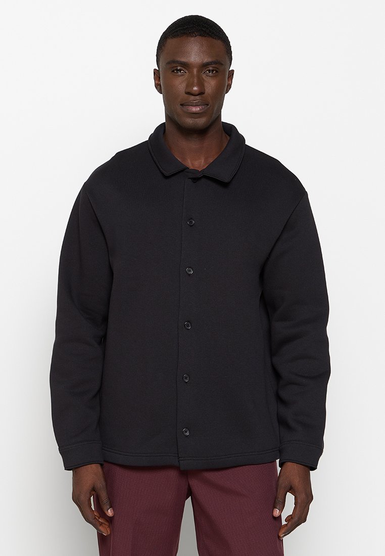 Selected Homme Sweater met rits zwart Selected Homme Sweater met rits zwart