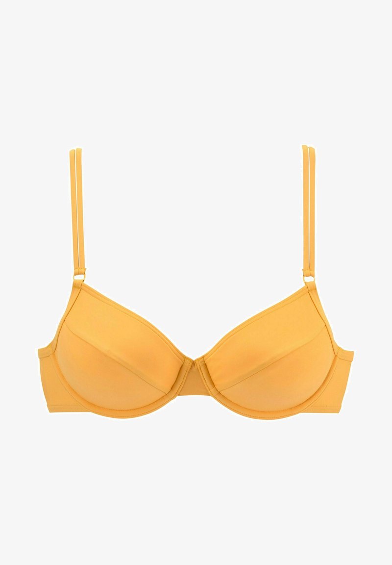 s.Oliver BÜGEL - Bikini pezzo sopra - gelb