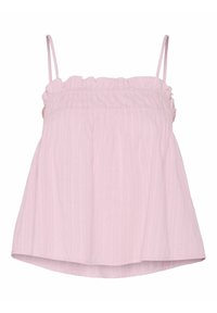 Pcsky Ss A Shape Denim Top Roseate Spoonbill