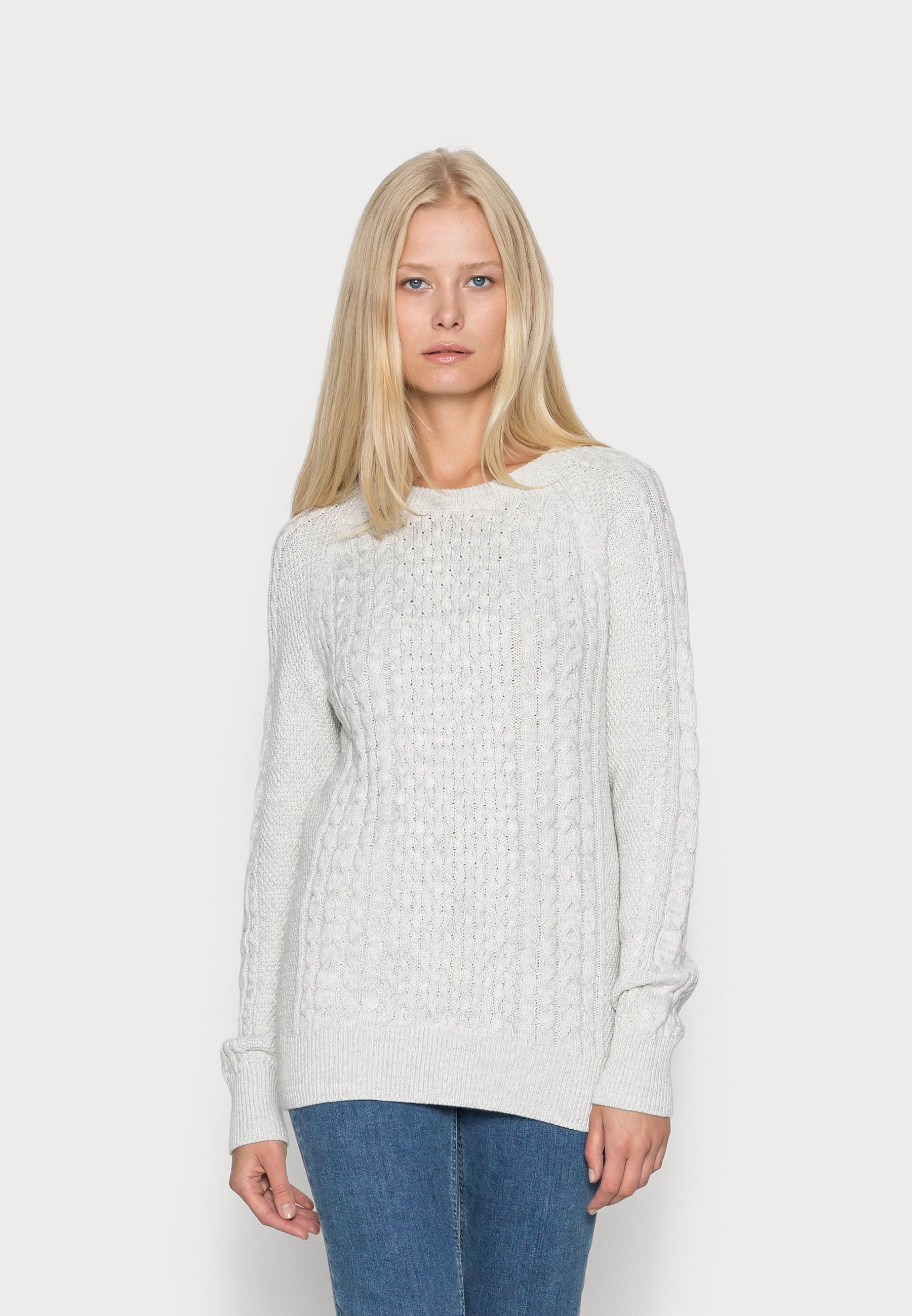 GAP CABLE CREW - Neule - light heather 