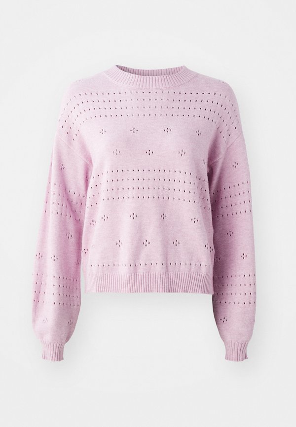 VIRIL O-NECK POINTELLE  - Jumper - winsome orchid melange4