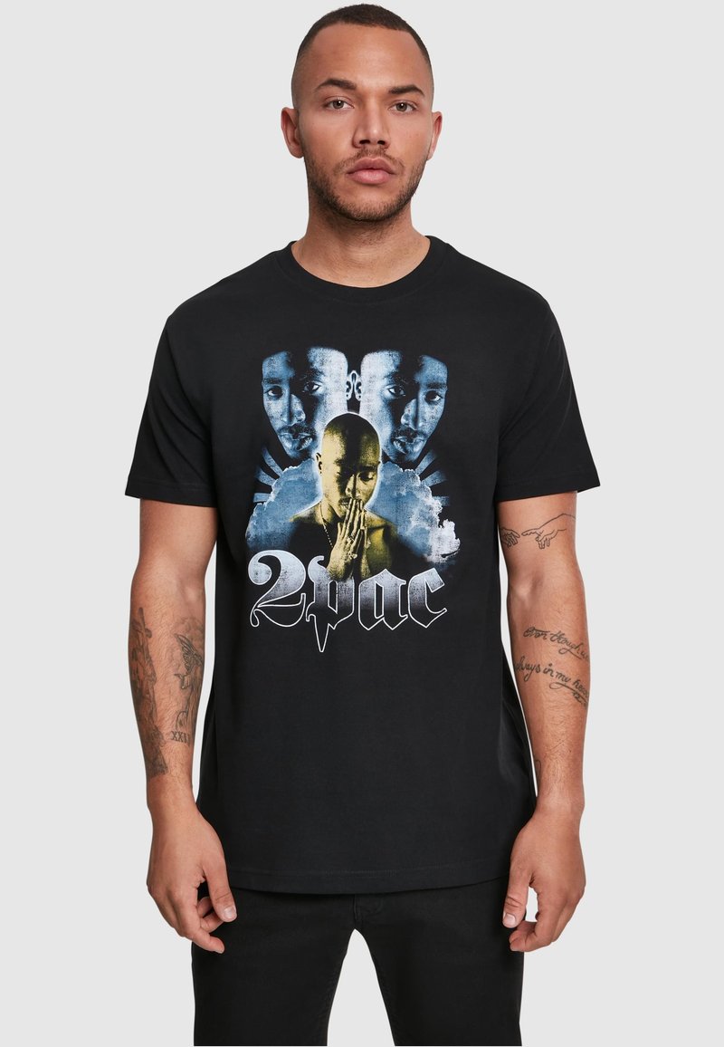 Mister Tee TUPAC HEAVEN TEE - T-shirt imprimé - black