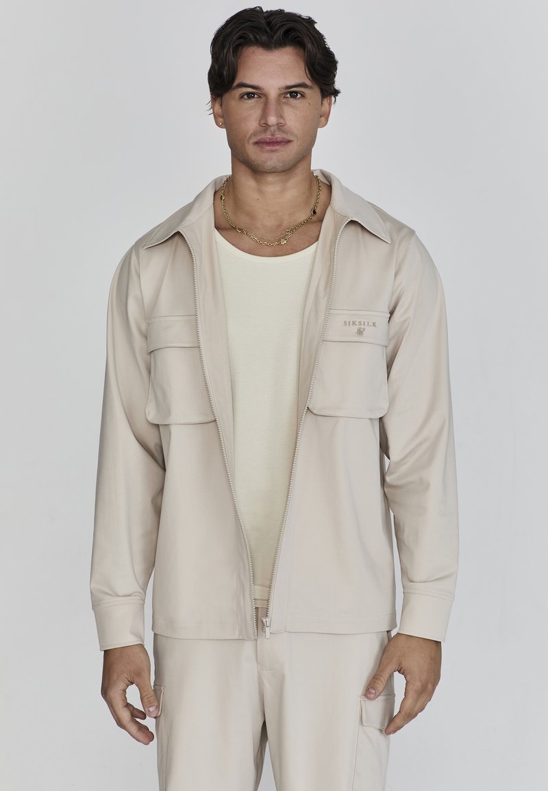 SikSilk Lichte jas beige