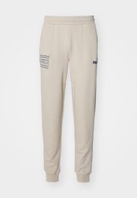 OLYMPIQUE MARSEILLE FTBLCULTURE PANTS - Klubska moštva - putty/ocean tropic